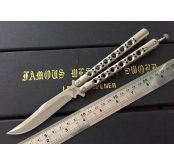 Benchmade经典钛柄蝴蝶甩刀BM43（复刻版）